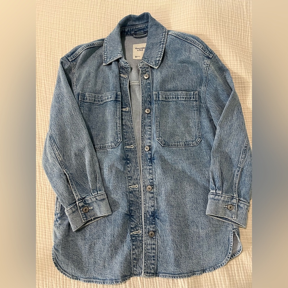 Abercrombie & Fitch Sky Blue Denim Jacket